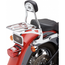 DETACHABLE BACKREST ROUND CHROME SOFTAIL 00-06