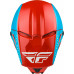 KINETIC STRAIGHT EDGE HELMET RED/WHITE/BLUE LG KINETIC STRAIGHT EDGE HELMET RED/WHITE/BLUE LG
