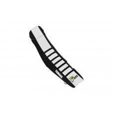 SEAT COVER BLACK/WHITE W/RIBS