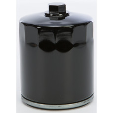 HD OIL FILTER BLACK TWIN CAM W/HEX NUT