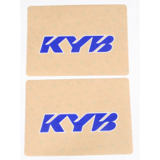 UPPER FORK DECAL KYB BLUE