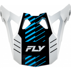FORMULA CP SLICE VISOR WHITE/RED/CYAN YL-S
