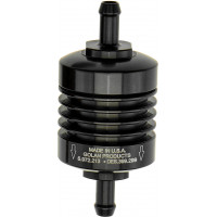 MINI FUEL FILTER BLACK 1/4