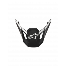 SM7 DASHER VISOR ECE06 BLACK/WHITE MATT