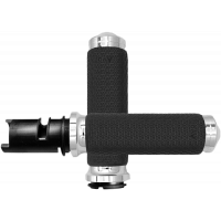 MEMORY FOAM MEDIUM CHROME TWIST GRIP
