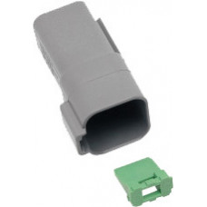 6-WIRE GREY DEUTSCH RCPTCL & WDGLCK HD# 72126-94GY
