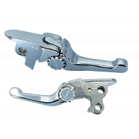 ANTHEM SHORTY LEVER SET CHROME FLT 21-24 CABLE CLUTCH