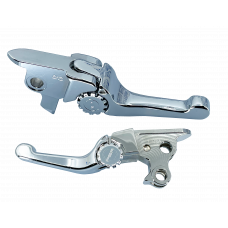ANTHEM SHORTY LEVER SET CHROME FLT 21-24 CABLE CLUTCH