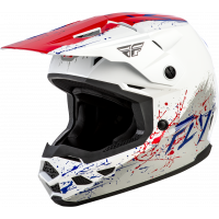 YOUTH KINETIC DRIP HELMET RED/WHITE/BLUE YL