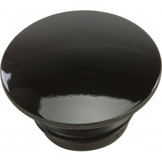 GAS CAP SCREW-IN SMOOTH VENTED GLOSS BLACK `96-25