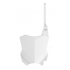 FRONT NUMBER PLATE WHITE