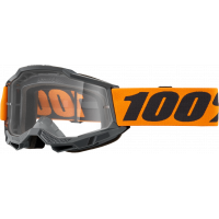 STRATA 2 GOGGLE NEON ORANGE CLEAR LENS