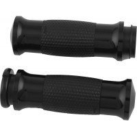 AIR GEL GRIPS W/CABLE THROTTLE BLACK
