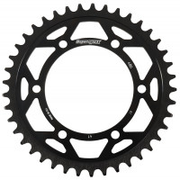 REAR EDGE SPROCKET STEEL 41T-520 BLK HON/KAW/SUZ/YAM