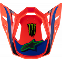 S-M10 DEEGAN VISOR ORNG FL/PRPL/PNK FLUO