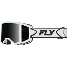 ZONE GOGGLE WHITE/BLACK W/DARK SMOKE HYDROPHOC LENS