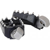 MOTO STYLE PASSENGER PEGS BLACK M8 SOFTAIL