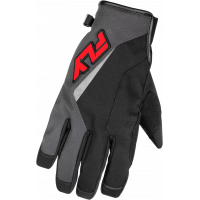 YOUTH TITLE GLOVES GREY/BLACK/RED YL
