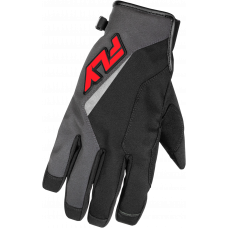 YOUTH TITLE GLOVES GREY/BLACK/RED YL