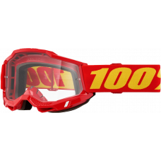 ACCURI 2 JUNIOR GOGGLE RED CLEAR LENS