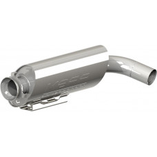 SINGLE SLIP-ON SYSTEM W/ OVAL SPORT MUFFLER CHROME