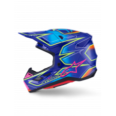 SM7 CAST HELMET BLUE/PNK/YLW FLUO GLOSSY 2X