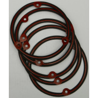 CLUTCH DERBY COVER GASKETS 3-HOLE FOAMET 5/PK 25416-70-F