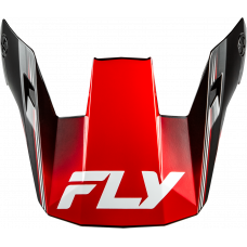 YTH RAYCE REPEAT HELMET VISOR BLACK/RED YS-YL