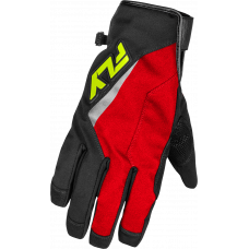 TITLE LONG GLOVES RED/BLACK/HI-VIS 2X