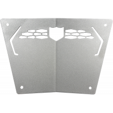 FRONT SPORT BUMPER SKID PLATE SPARKLE SILVER METALLIC