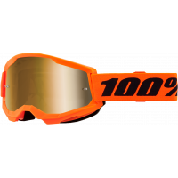 STRATA 2 GOGGLE NEON ORANGE MIRROR GOLD LENS