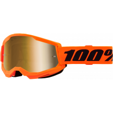 STRATA 2 GOGGLE NEON ORANGE MIRROR GOLD LENS