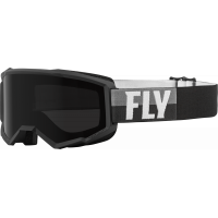 ZONE W/C GOGGLE BLACK/WHITE W/DARK SMOKE HYDROPHOC LENS