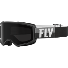 ZONE W/C GOGGLE BLACK/WHITE W/DARK SMOKE HYDROPHOC LENS