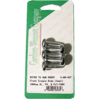 FRONT BRAKE ROTOR TORX TORX BUTTONHEAD CHRM 84-UP