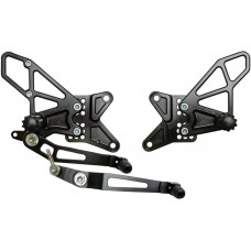 REAR SET COMPLETE BLK YAM