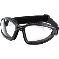 BALLAST SUNGLASSES BLACK FRAME CLEAR LENS