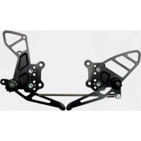 REAR SET COMPLETE BLK SUZ REAR SET COMPLETE BLK SUZ