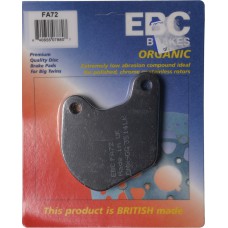 BRAKE PADS FA72 ORGANIC