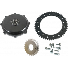 CUSH DRIVE CHAIN CONV KIT BLACK `09-16 FLH/FLT