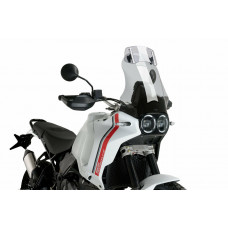WINDSCREEN TOURING W/VISOR SMOKE DUC