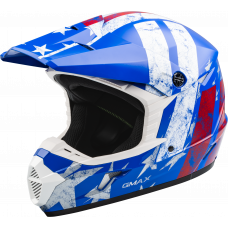 YOUTH MX-46Y PATRIOT OFF-ROAD HELMET RED/WHITE/BLUE YM