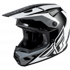 KINETIC CREST HELMET BLACK/WHITE/GREY 2X
