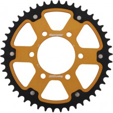 REAR STEALTH SPROCKET ALU/STL 46T-520 GLD KAW