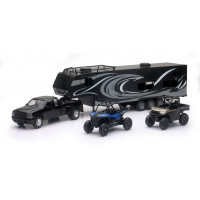 REPLICA  PICK UP TOY HAULER W/POLARIS VEHICLES SET