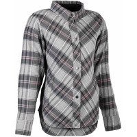 WOMEN'S ROGUE FLANNEL PINK/GREY LG