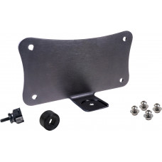 UPRIGHT LICENSE PLATE MOUNT BLACK