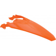 REAR FENDER W/TAILLIGHT TAB ORANGE