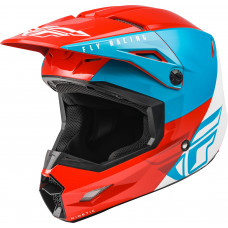 KINETIC STRAIGHT EDGE HELMET RED/WHITE/BLUE LG