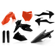 FULL PLASTIC KIT ORANGE/BLACK